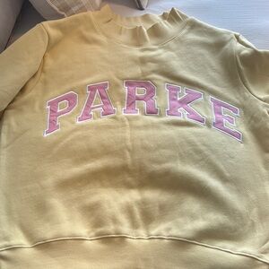 PARKE Yellow Sweatshirt S/M